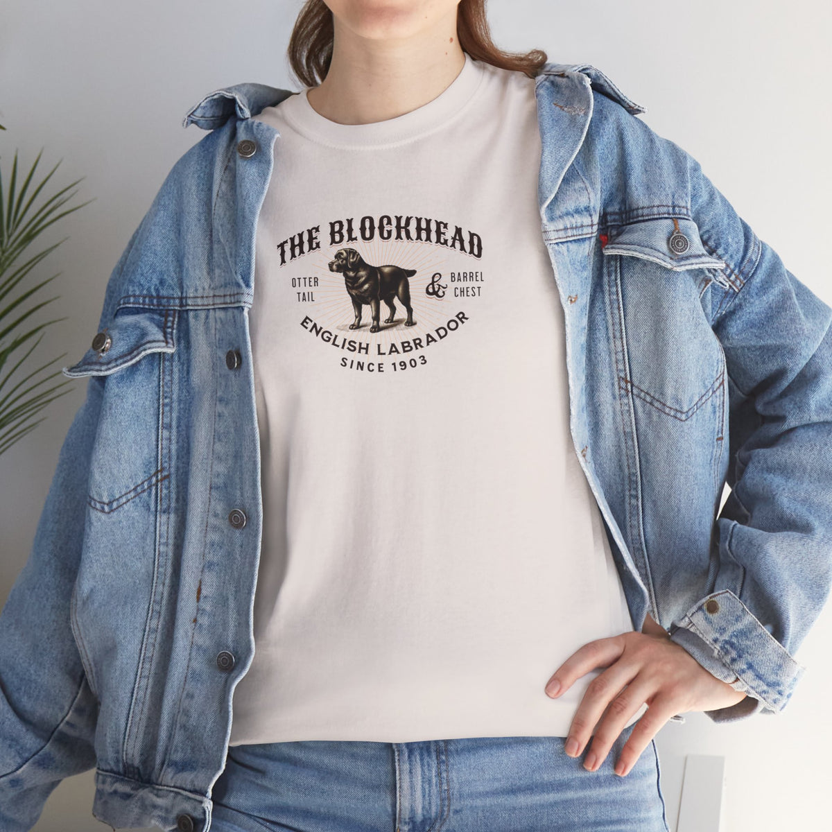 The "Blockhead" English Labrador Tee
