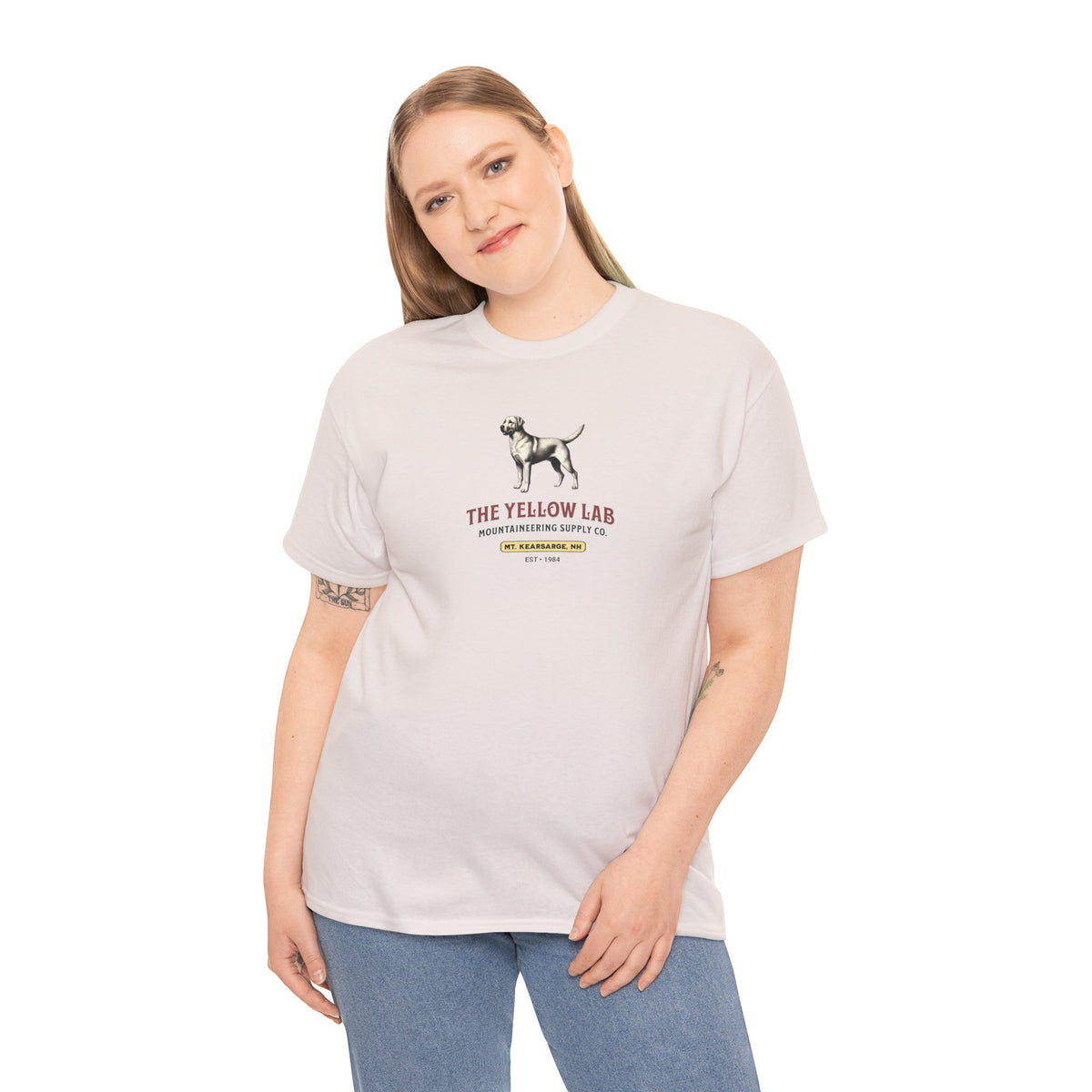 YELLOW LAB MOUNTAINEERING Unisex Heavy Cotton Tee