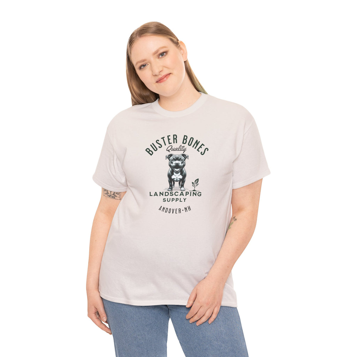 BUSTER BONES Pittie Landscaping Tee