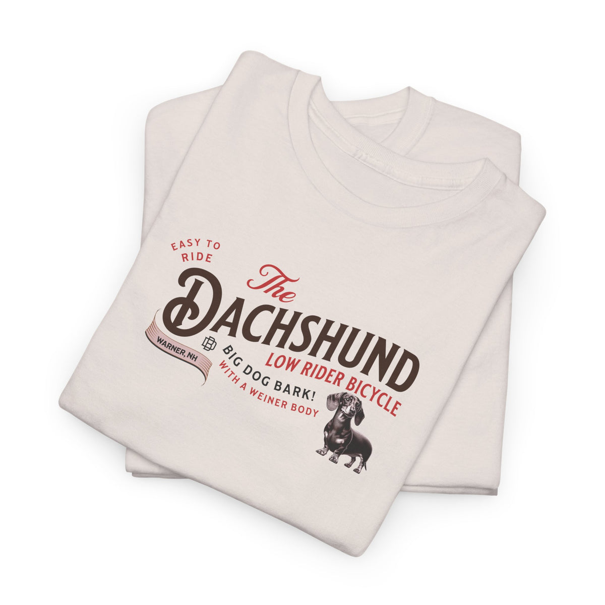THE DACHSHUND Low Rider Bicycle Tee