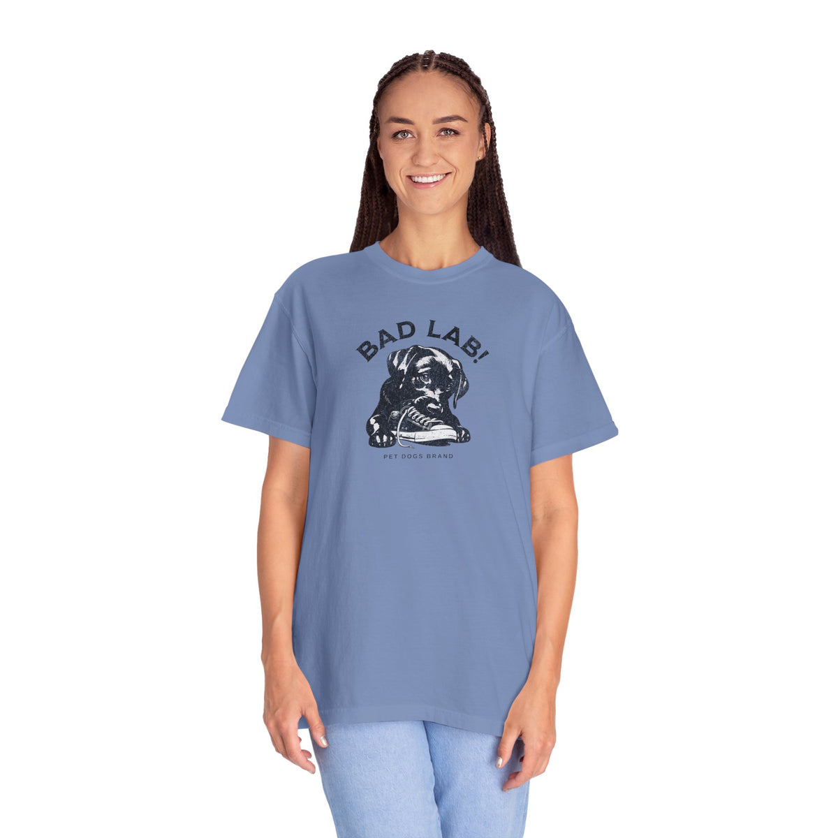 "Bad Lab!" Tee with shoe