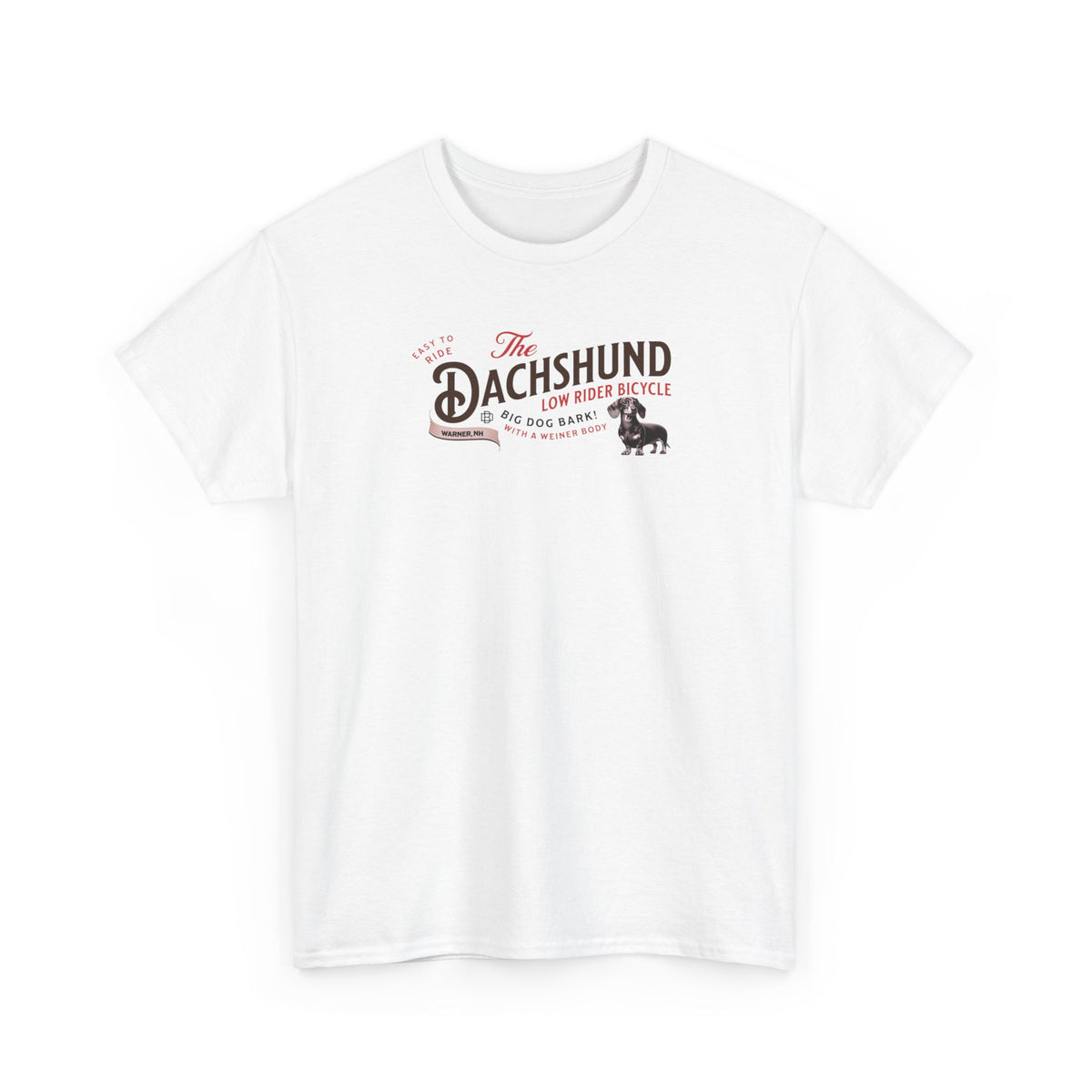 THE DACHSHUND Low Rider Bicycle Tee