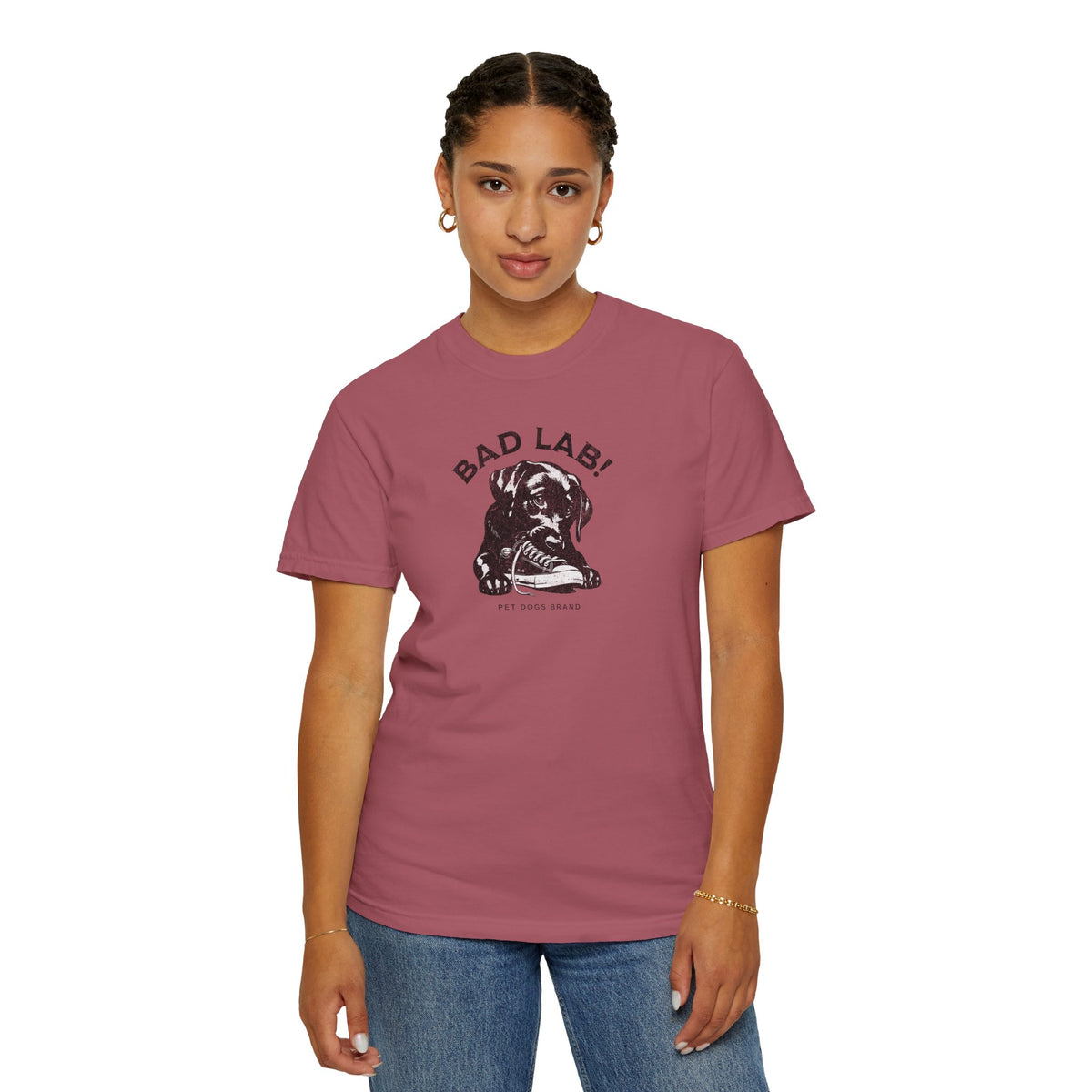 "Bad Lab!" Tee with shoe