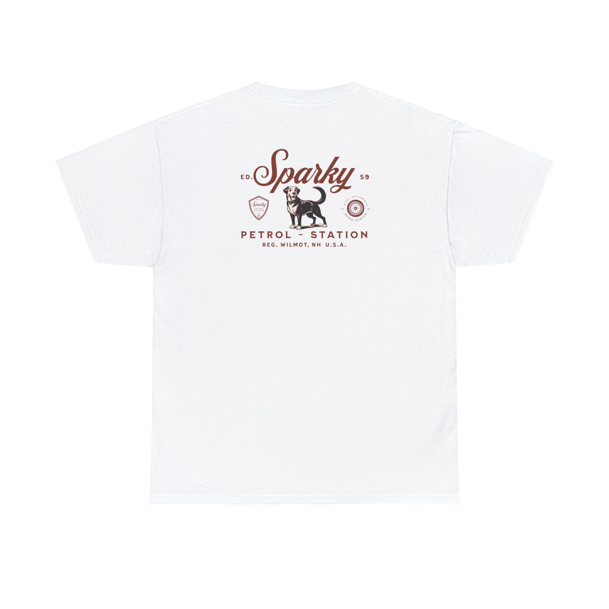 Sparky Petrol Station Tee