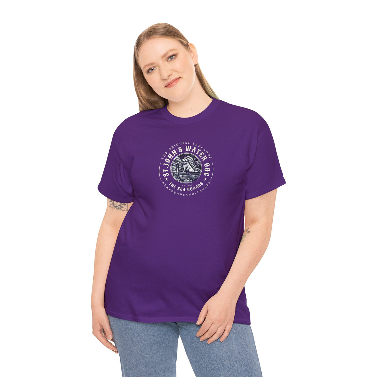 ST. JOHN'S WATER DOG Unisex Heavy Cotton Tee