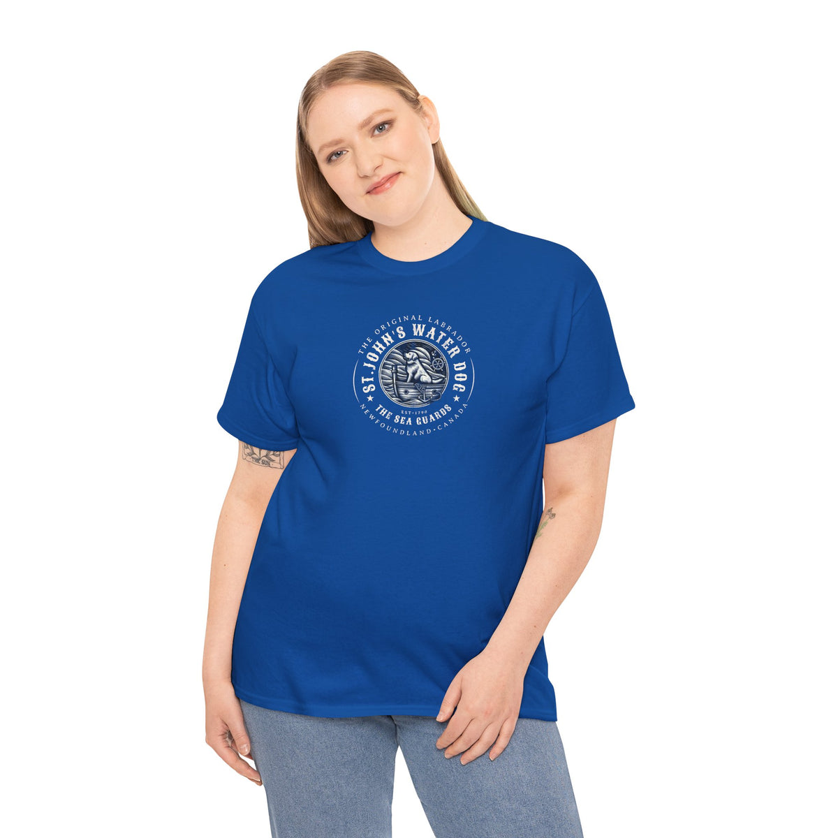 ST. JOHN'S WATER DOG Unisex Heavy Cotton Tee