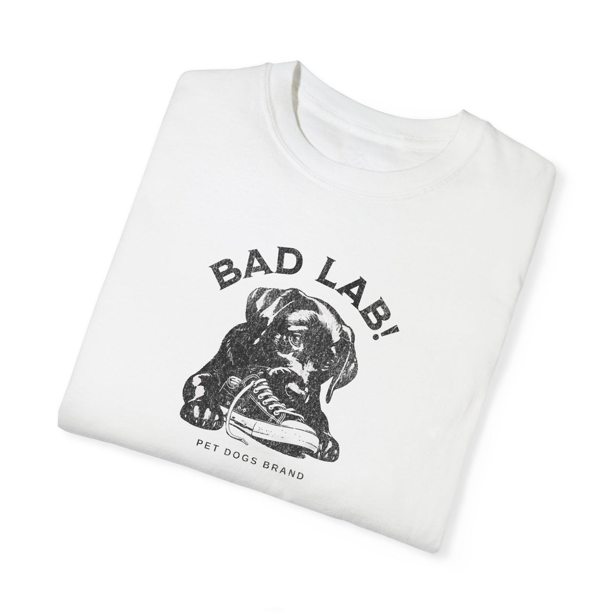 "Bad Lab!" Tee with shoe