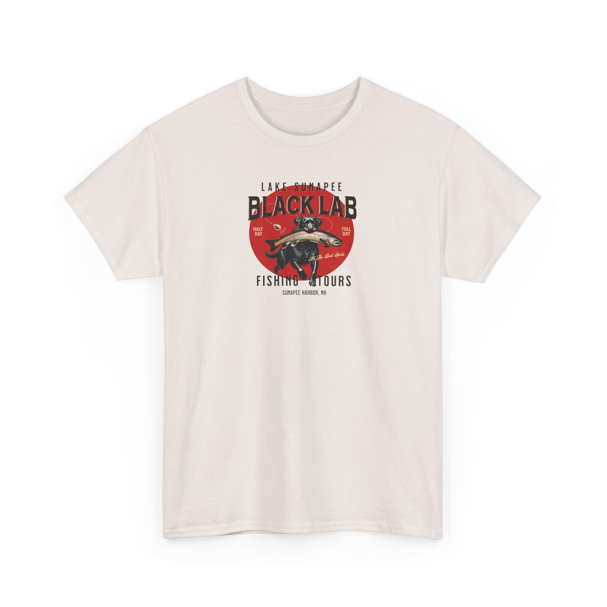 BLACK LAB LAKE SUNAPEE FISHING Tee
