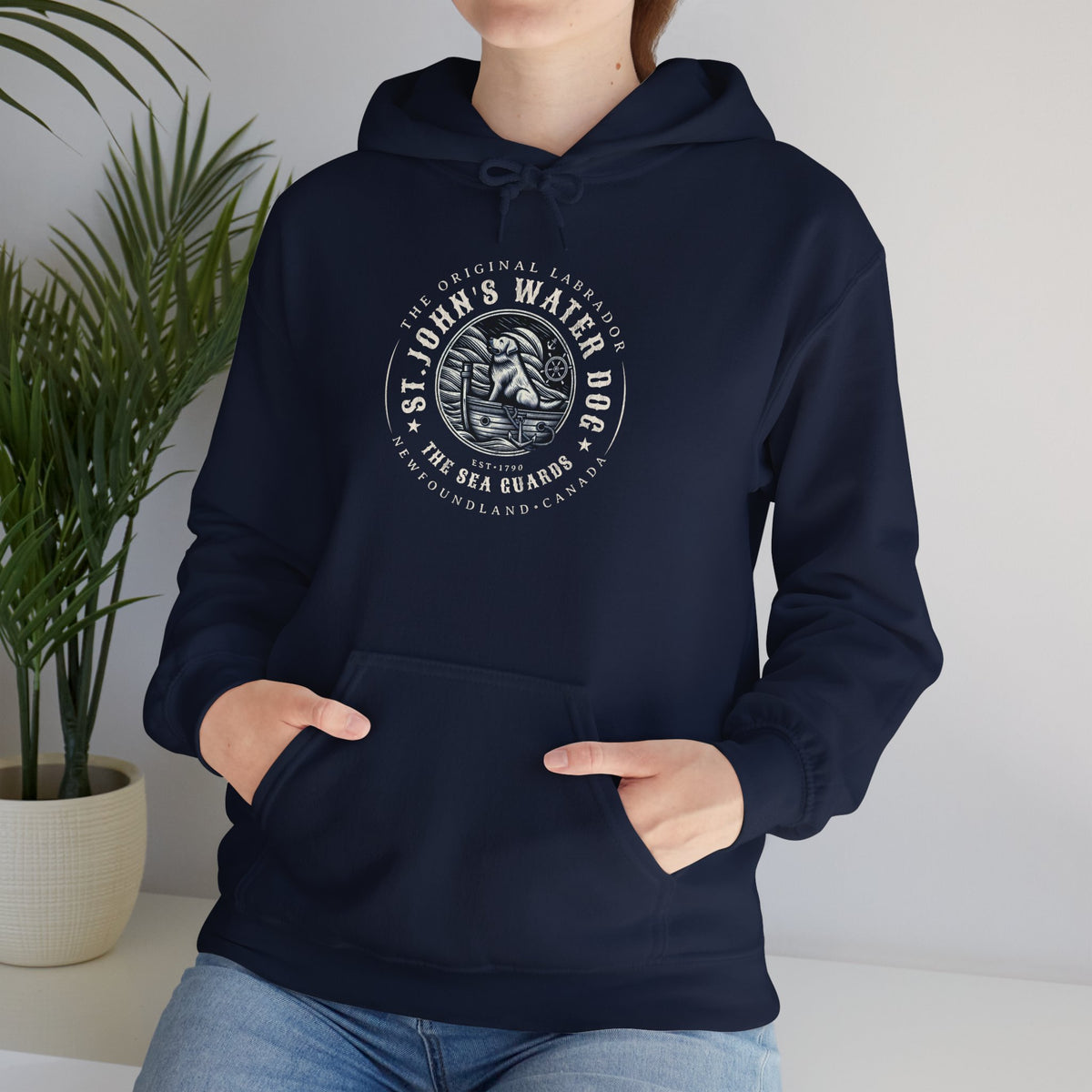 ST. JOHN'S WATER DOG Unisex Heavy Blend Hooded Sweatshirt
