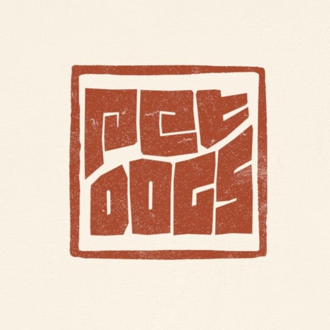 PET DOGS Natural Color Logo Tee