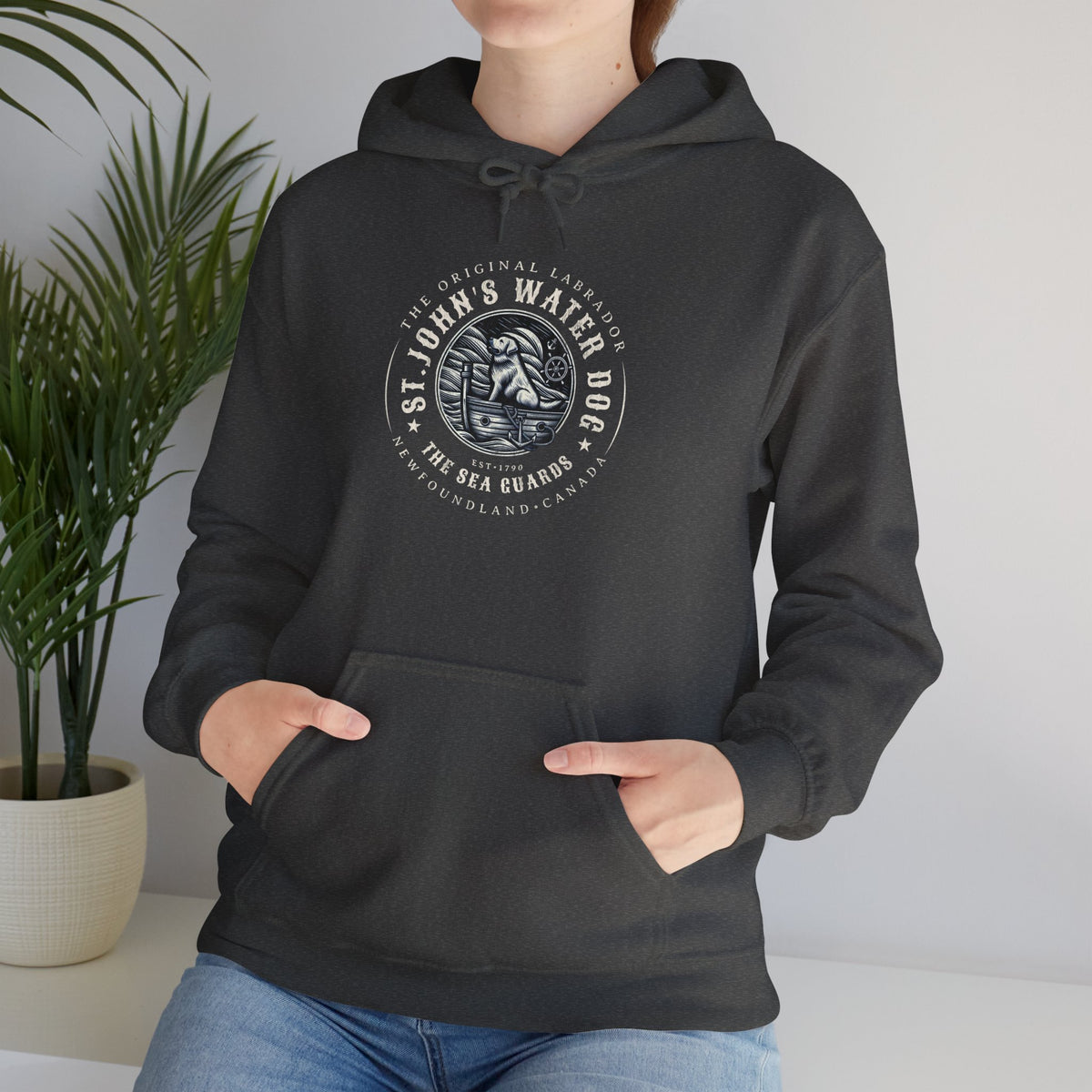 ST. JOHN'S WATER DOG Unisex Heavy Blend Hooded Sweatshirt