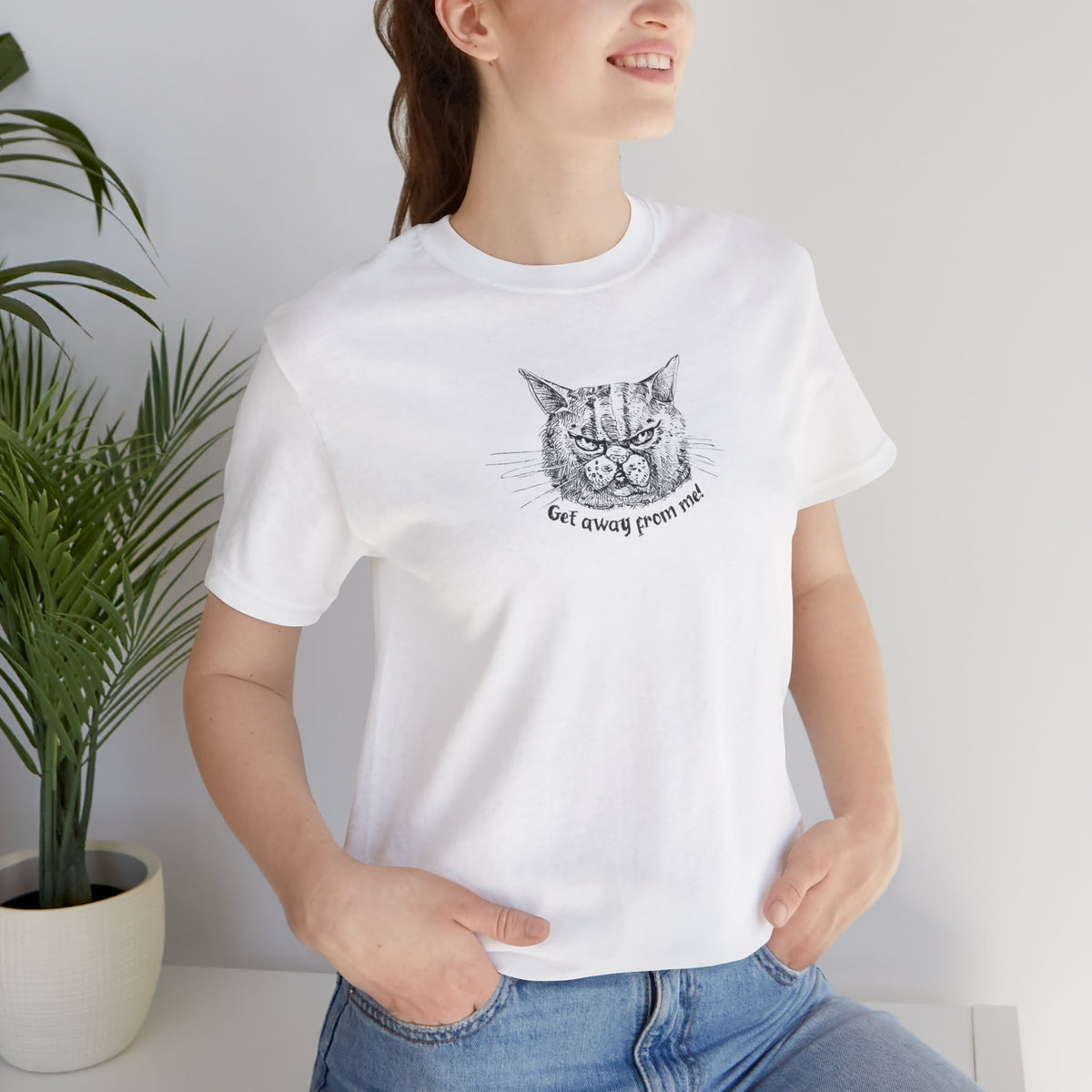 Get Away From Me Cat Tee