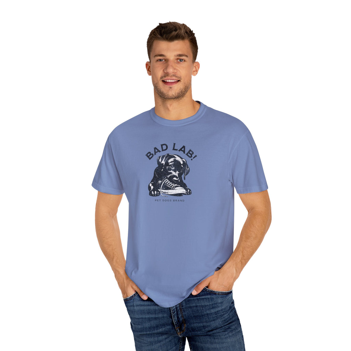 "Bad Lab!" Tee with shoe