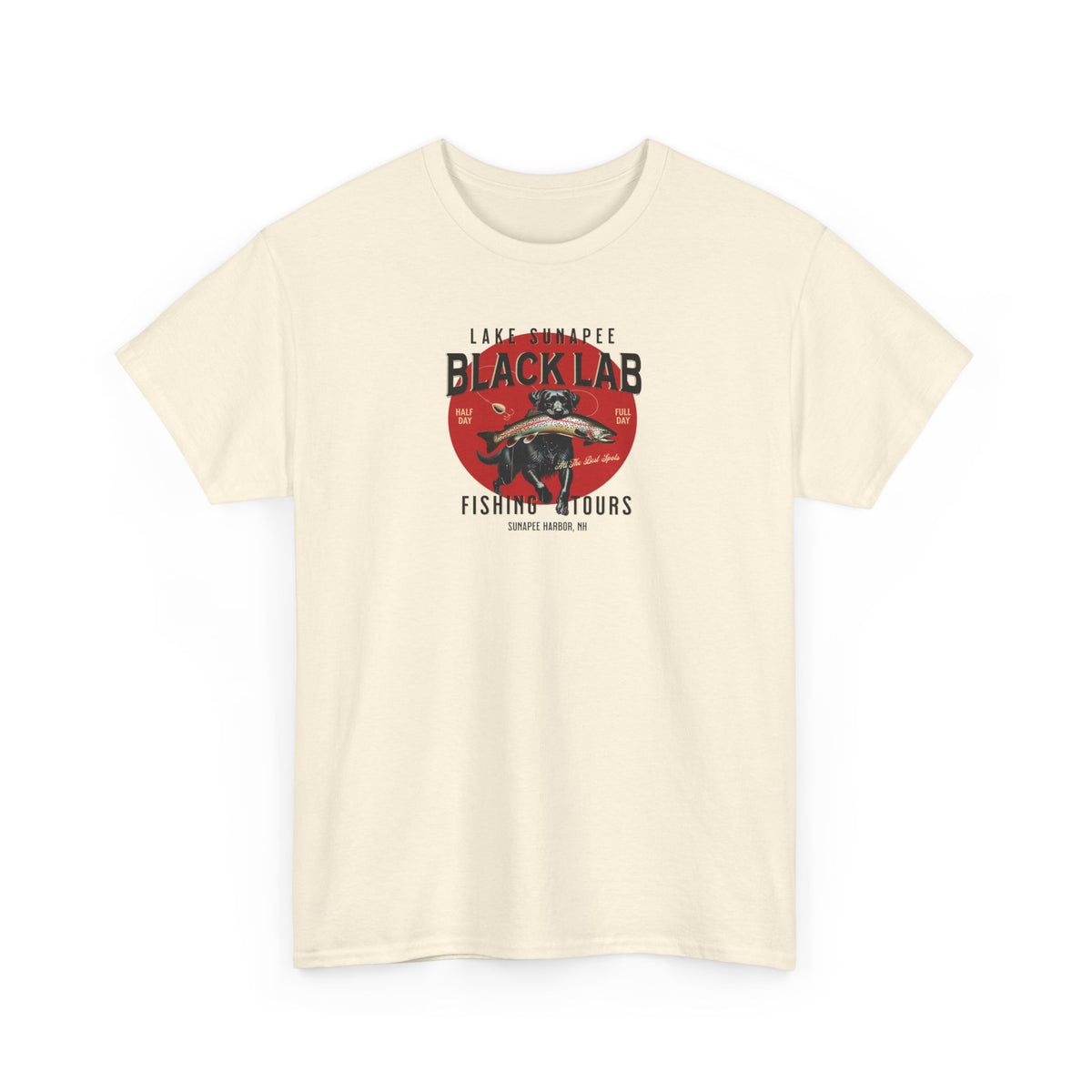 BLACK LAB LAKE SUNAPEE FISHING Tee