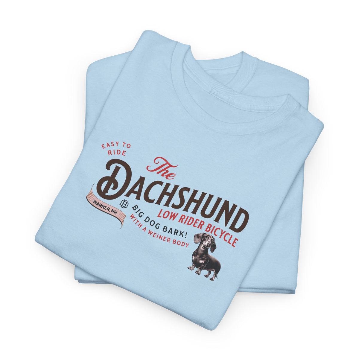 THE DACHSHUND Low Rider Bicycle Tee