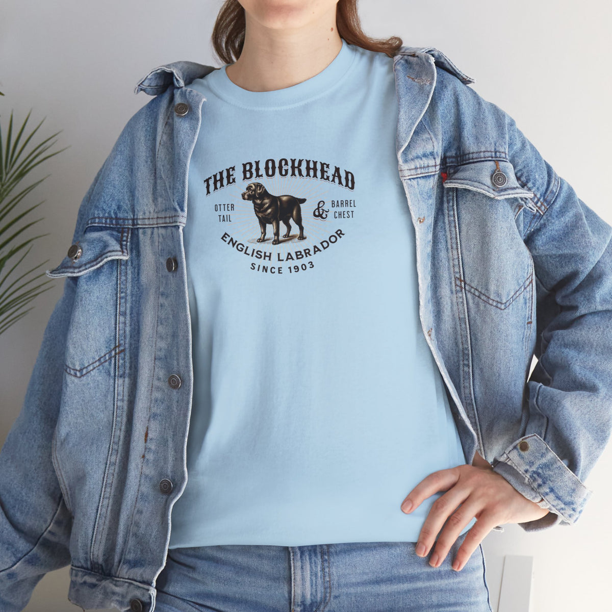 The "Blockhead" English Labrador Tee
