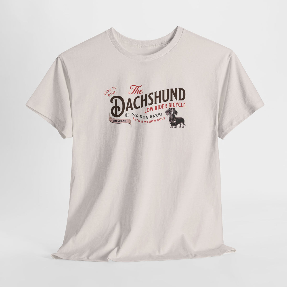 THE DACHSHUND Low Rider Bicycle Tee