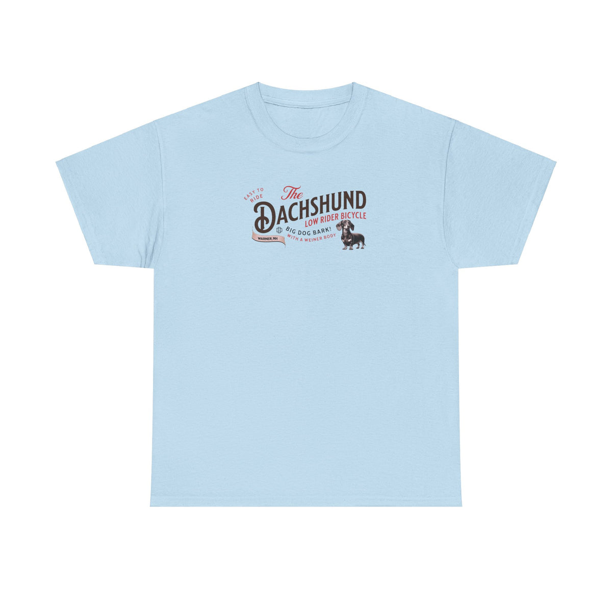 THE DACHSHUND Low Rider Bicycle Tee