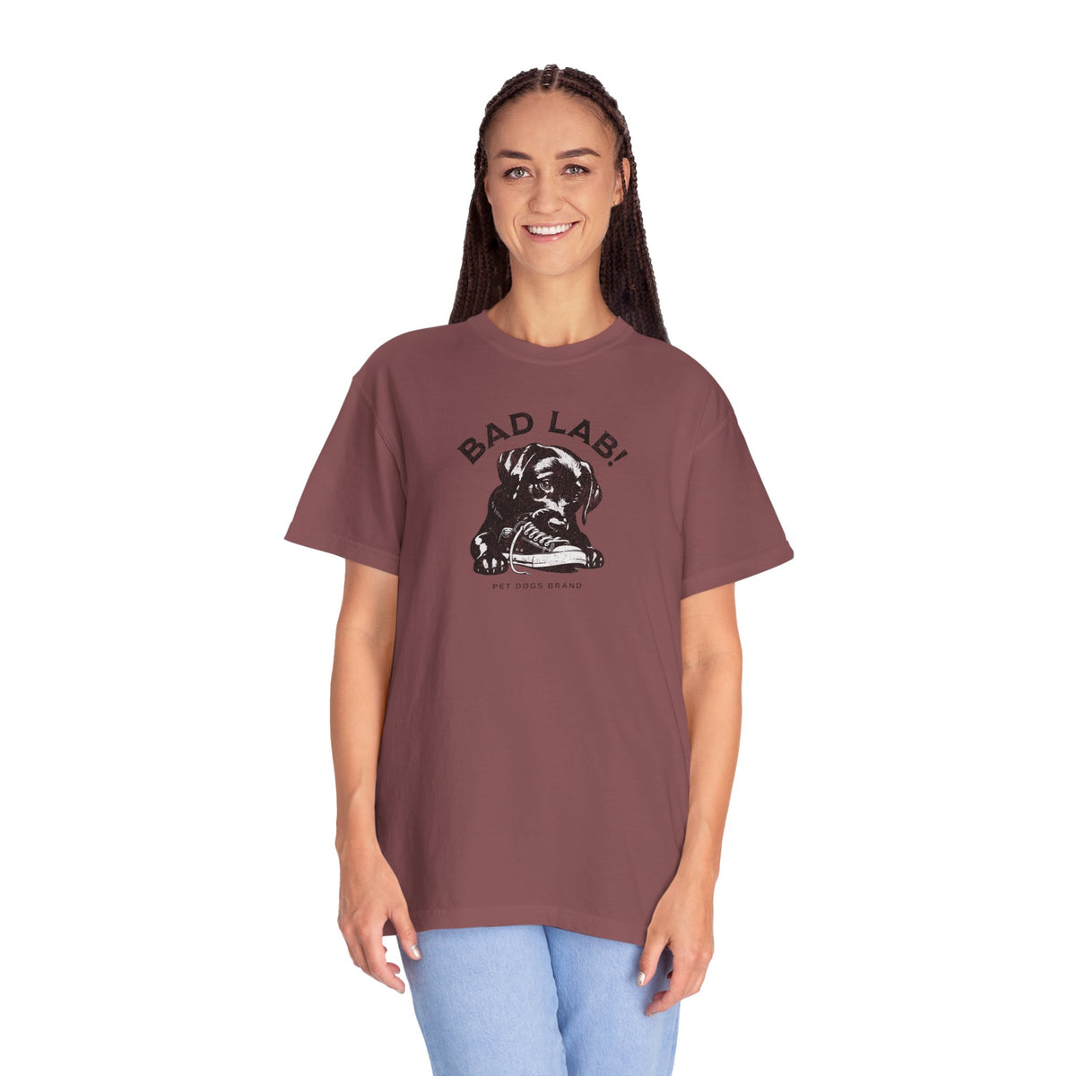 "Bad Lab!" Tee with shoe