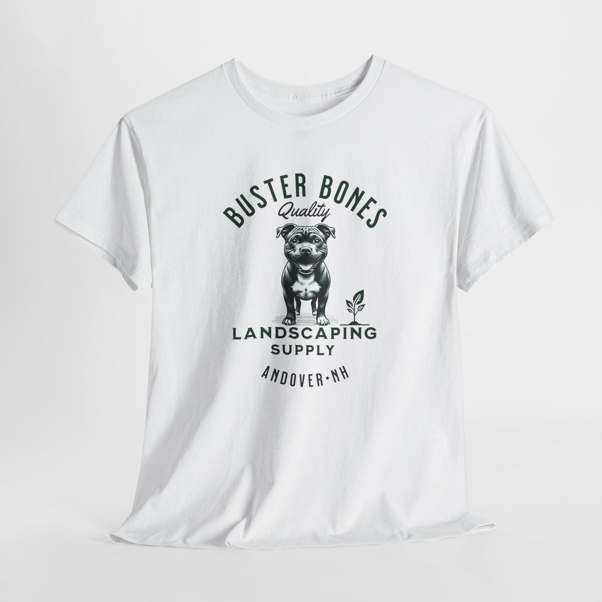 BUSTER BONES Pittie Landscaping Tee