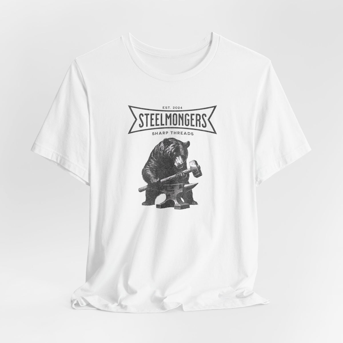 Steelmongers Anvil & Bear Tee