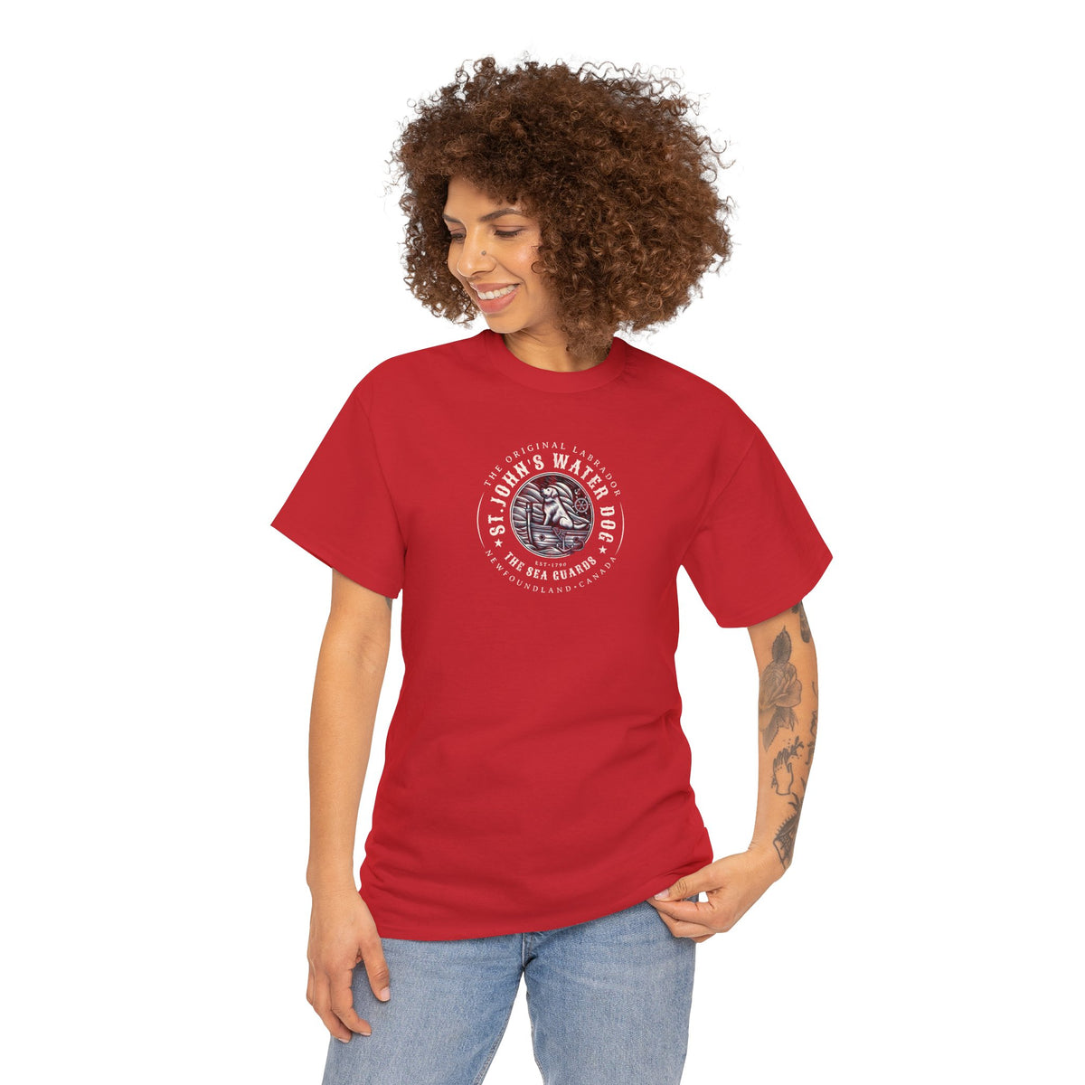 ST. JOHN'S WATER DOG Unisex Heavy Cotton Tee