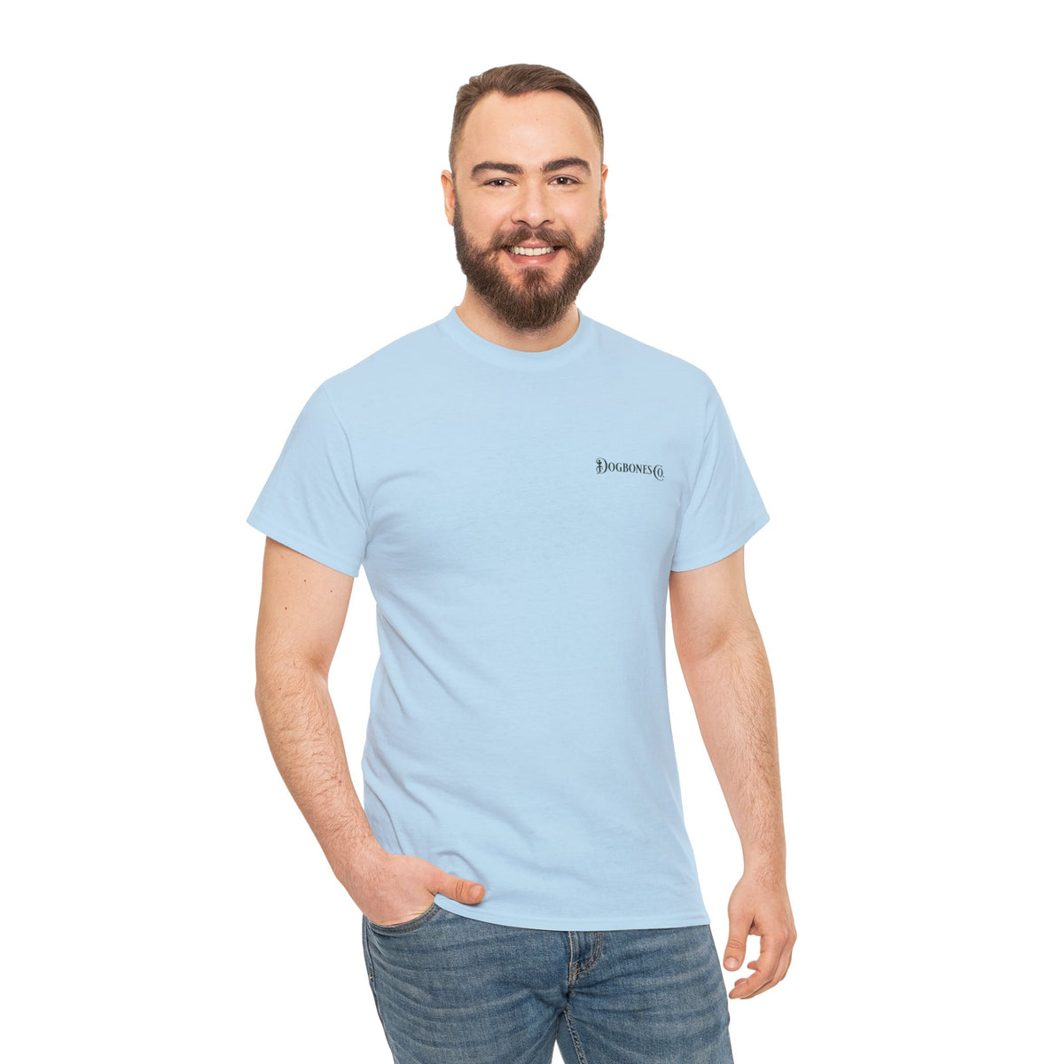 THE DOGBONES COMPANY Unisex Heavy Cotton Tee