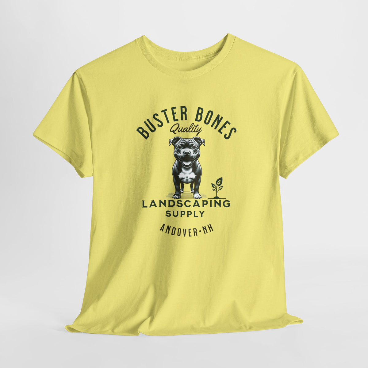 BUSTER BONES Pittie Landscaping Tee