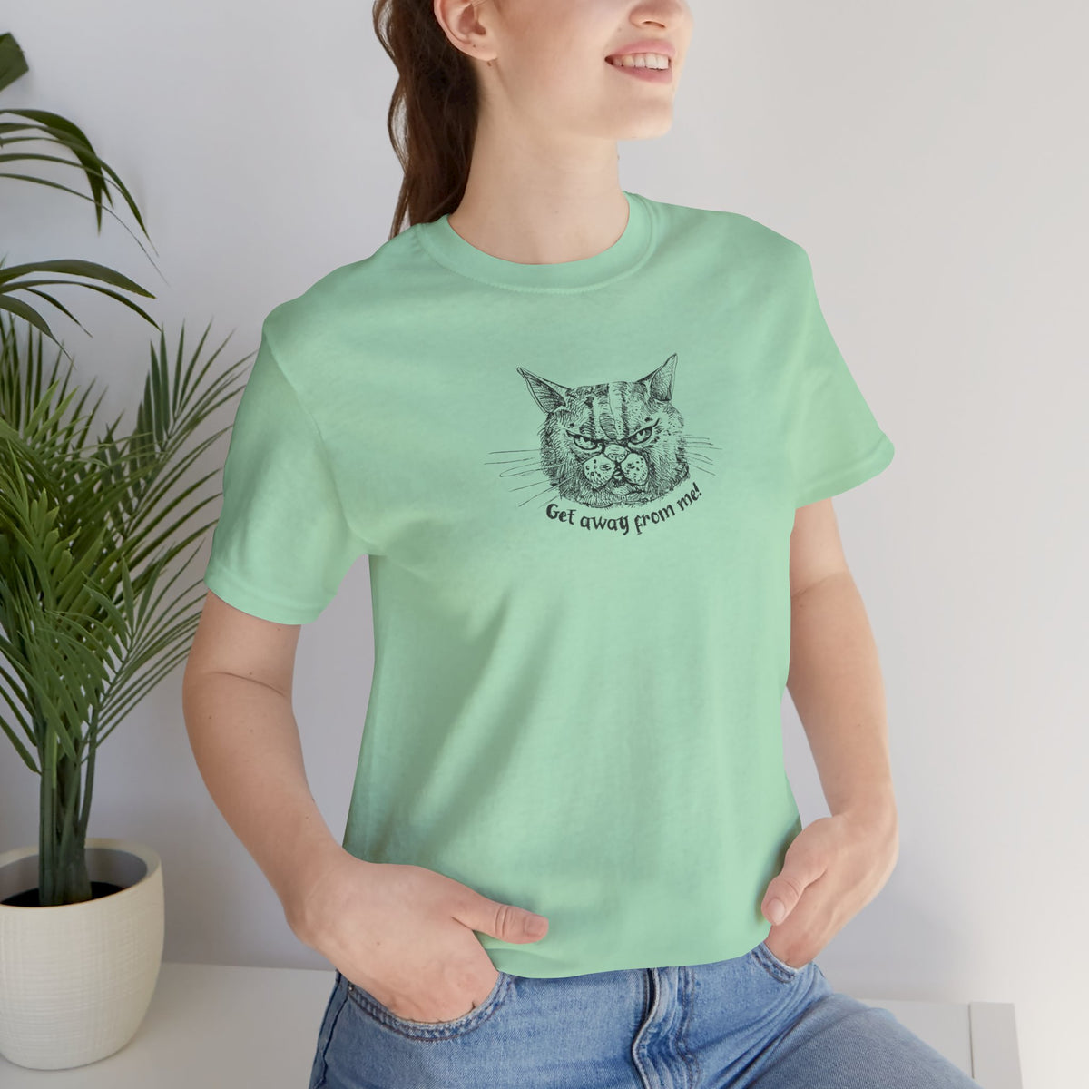 Get Away From Me Cat Tee