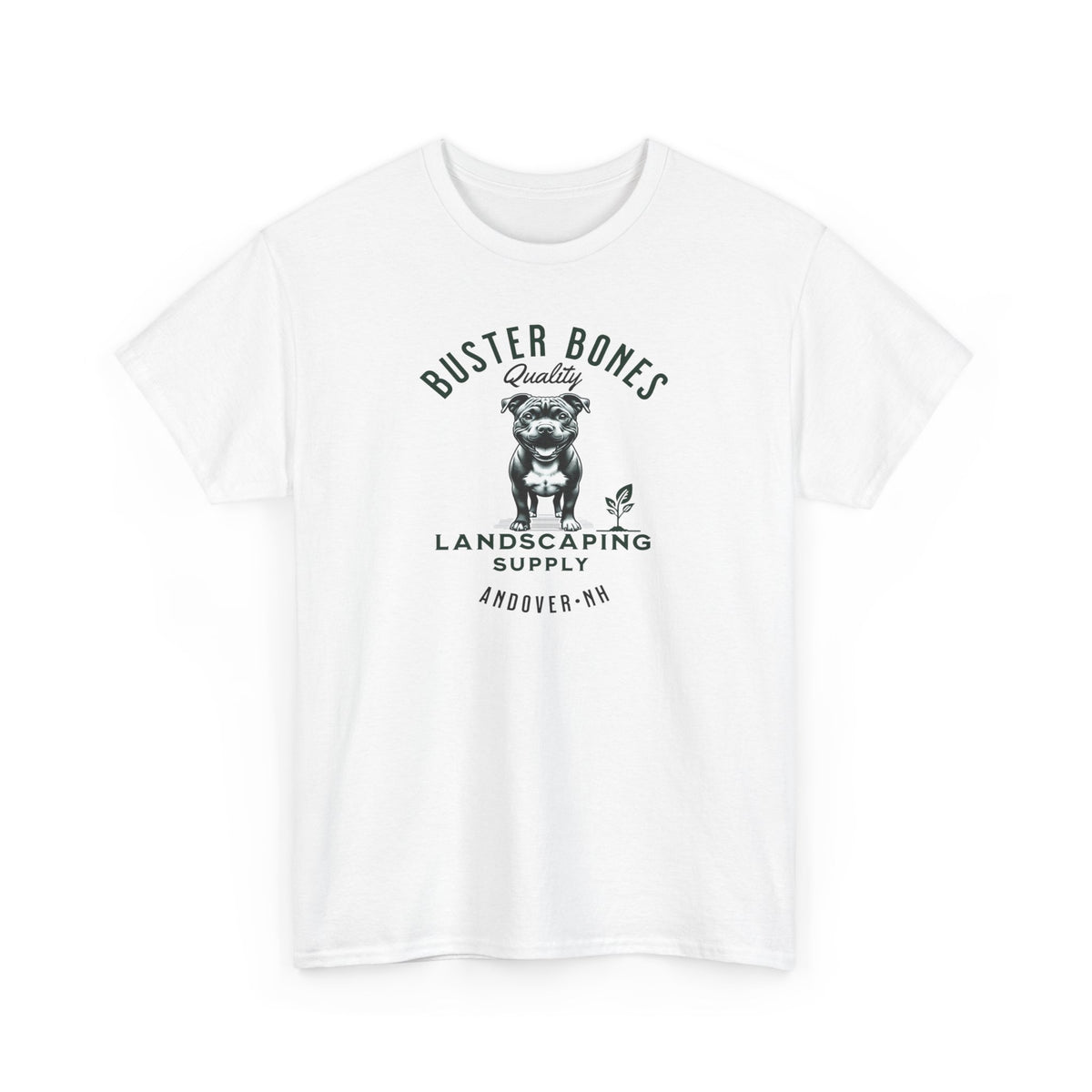 BUSTER BONES Pittie Landscaping Tee