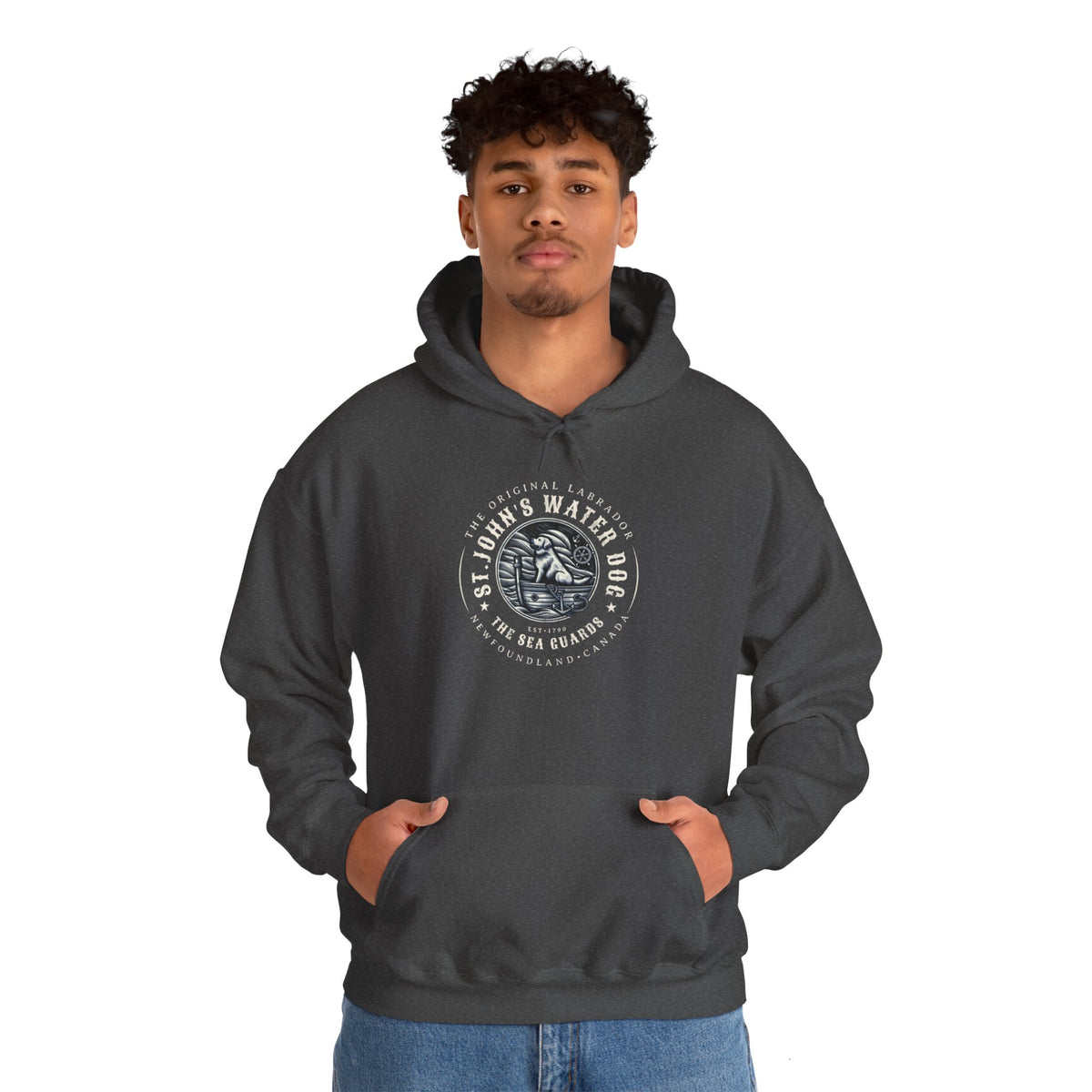 ST. JOHN'S WATER DOG Unisex Heavy Blend Hooded Sweatshirt