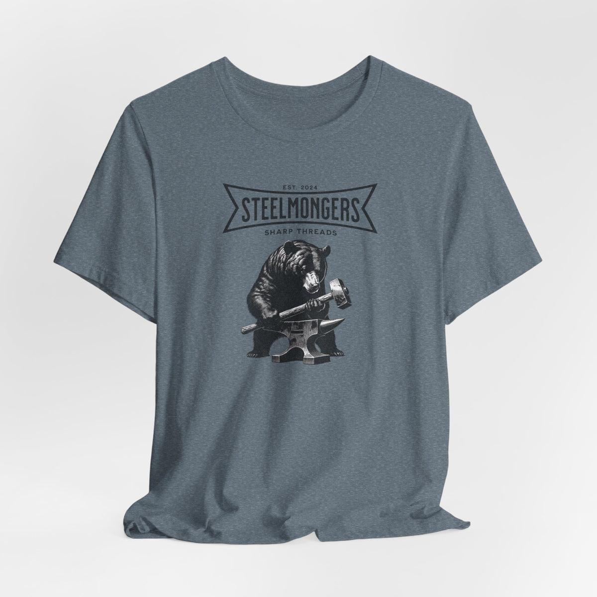 Steelmongers Anvil & Bear Tee