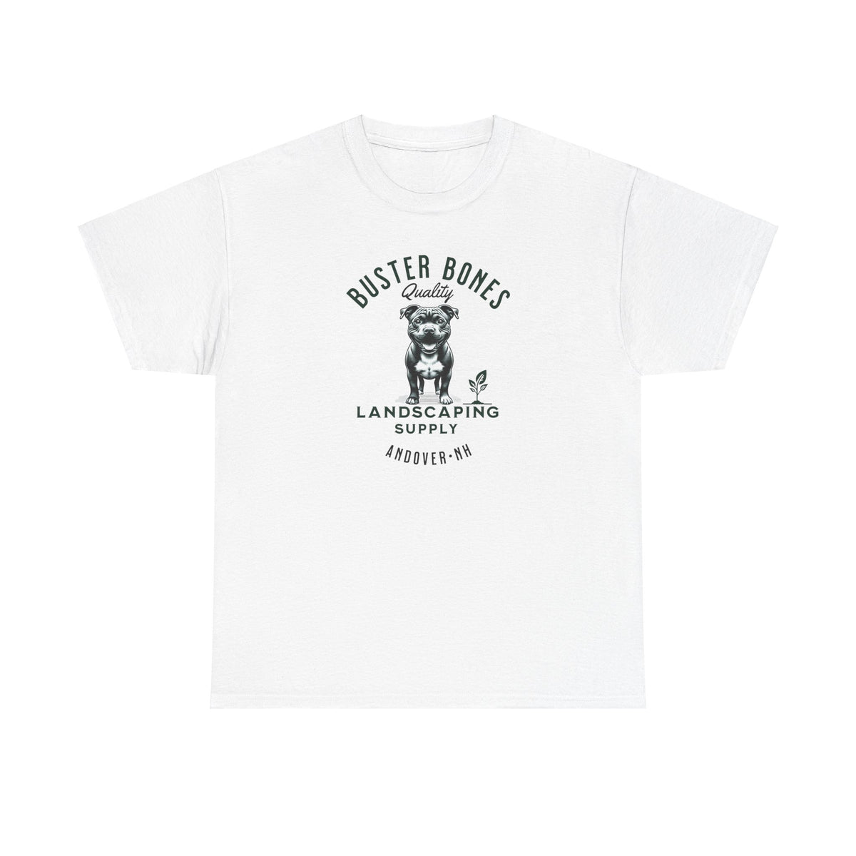 BUSTER BONES Pittie Landscaping Tee