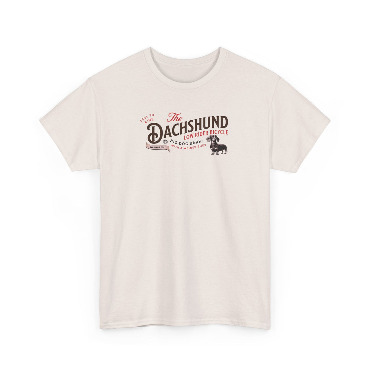 THE DACHSHUND Low Rider Bicycle Tee