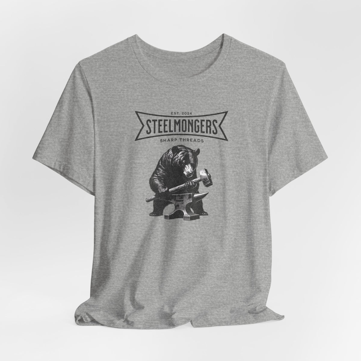 Steelmongers Anvil & Bear Tee