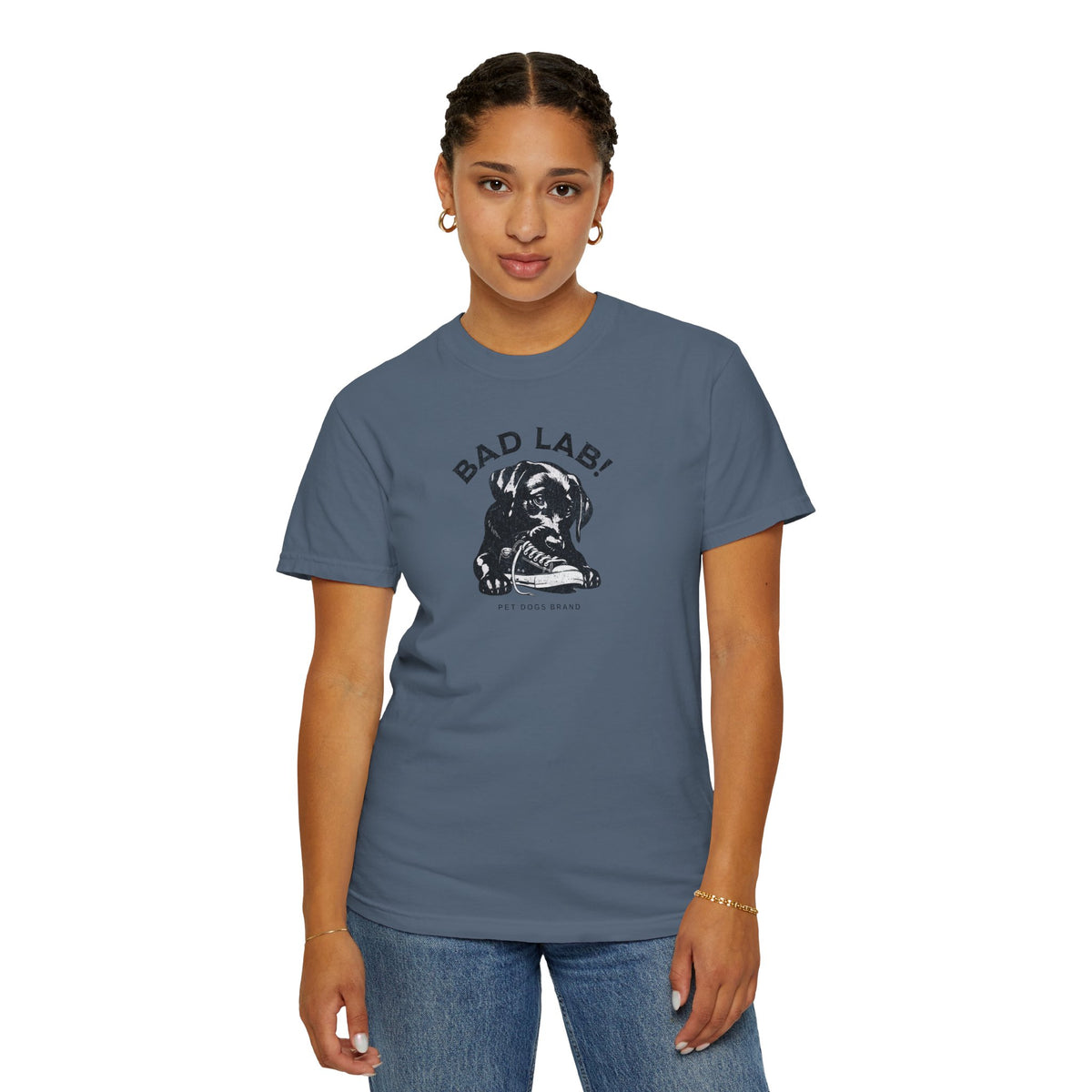 "Bad Lab!" Tee with shoe