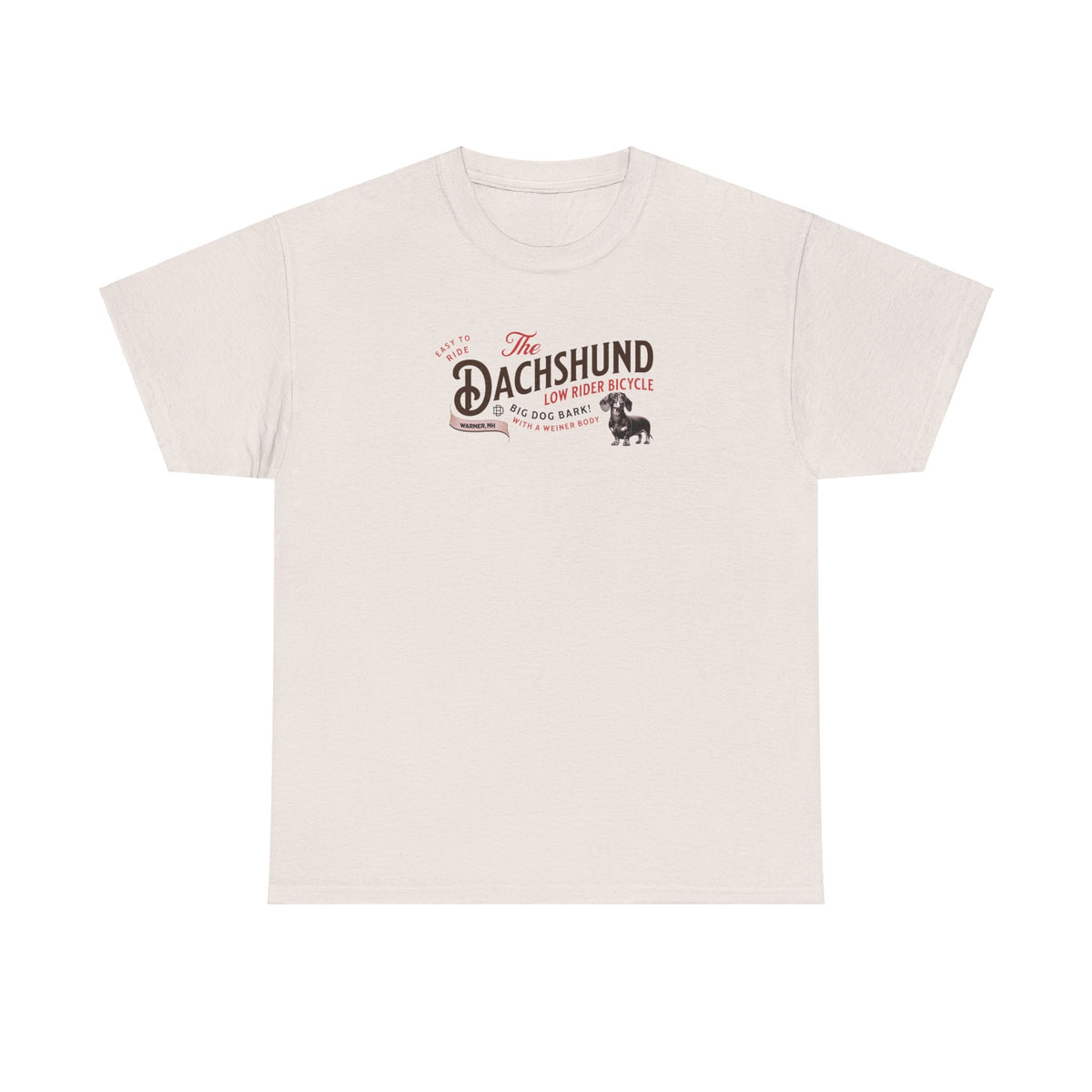 THE DACHSHUND Low Rider Bicycle Tee