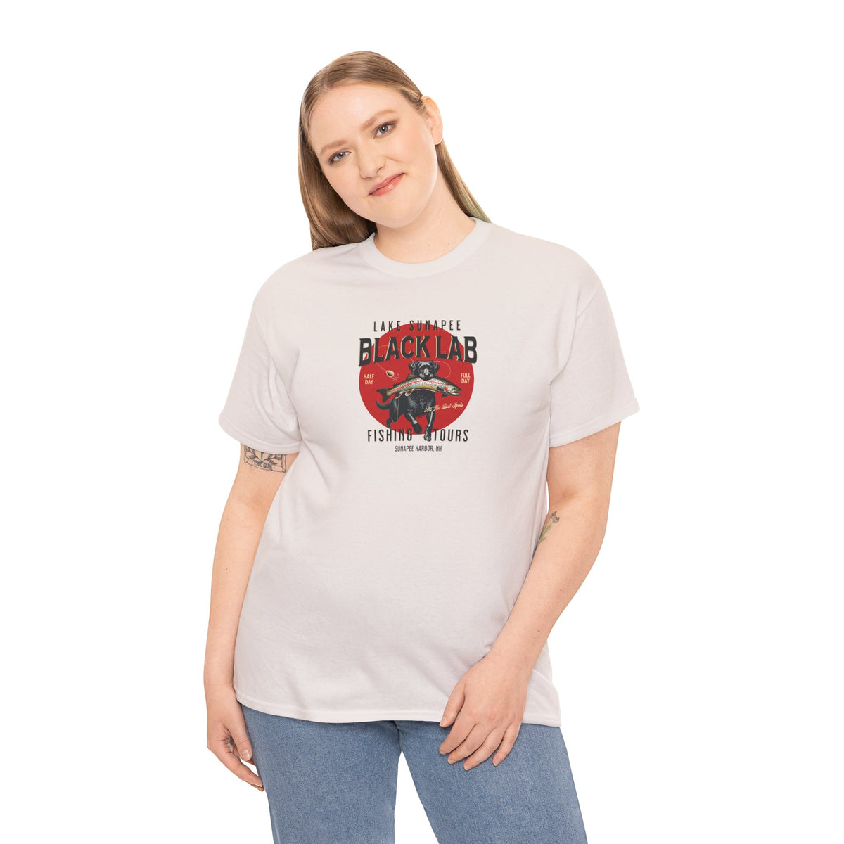 BLACK LAB LAKE SUNAPEE FISHING Tee