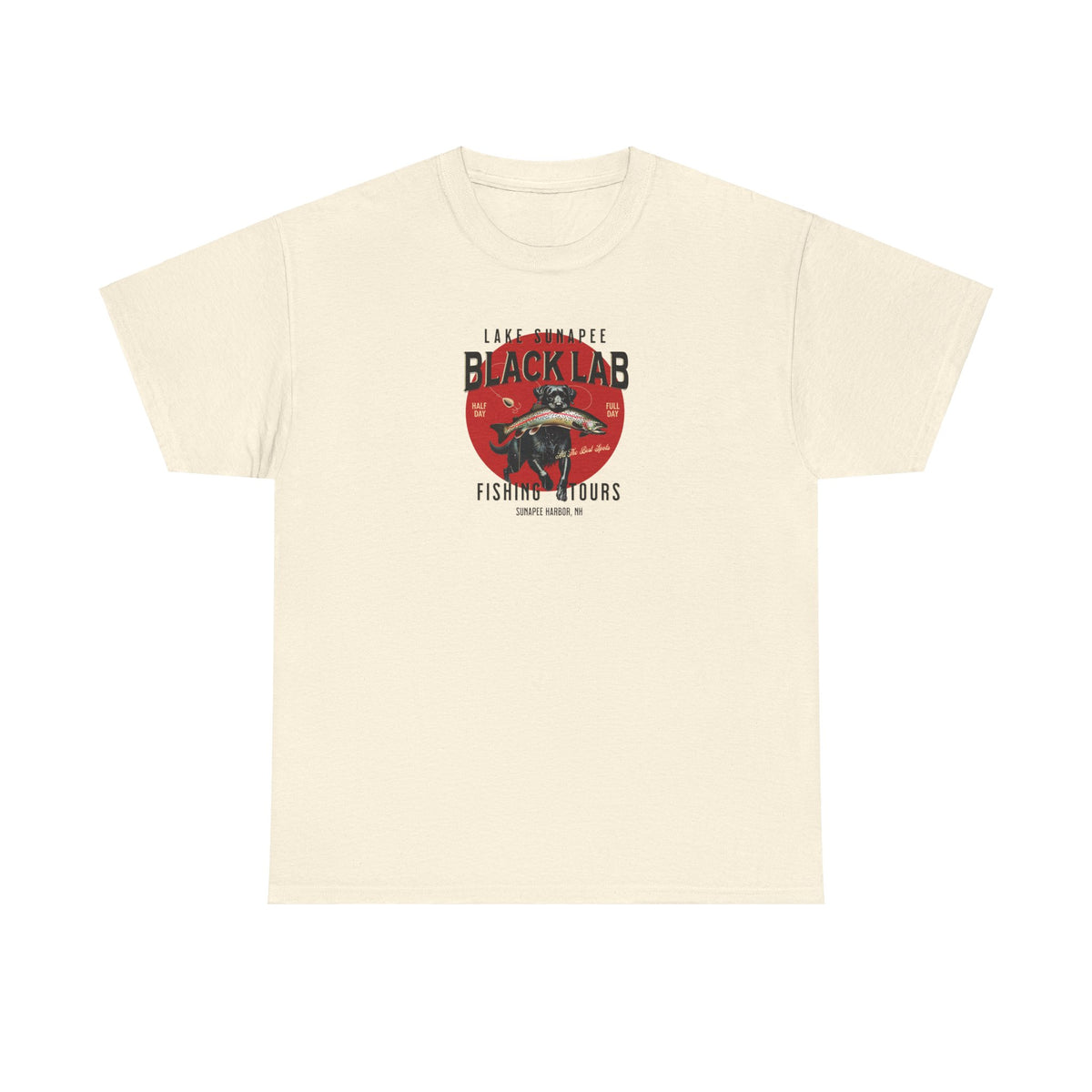 BLACK LAB LAKE SUNAPEE FISHING Tee