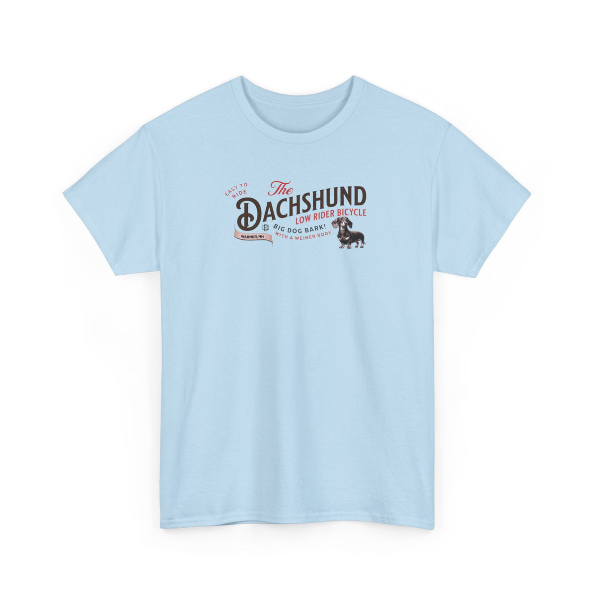THE DACHSHUND Low Rider Bicycle Tee