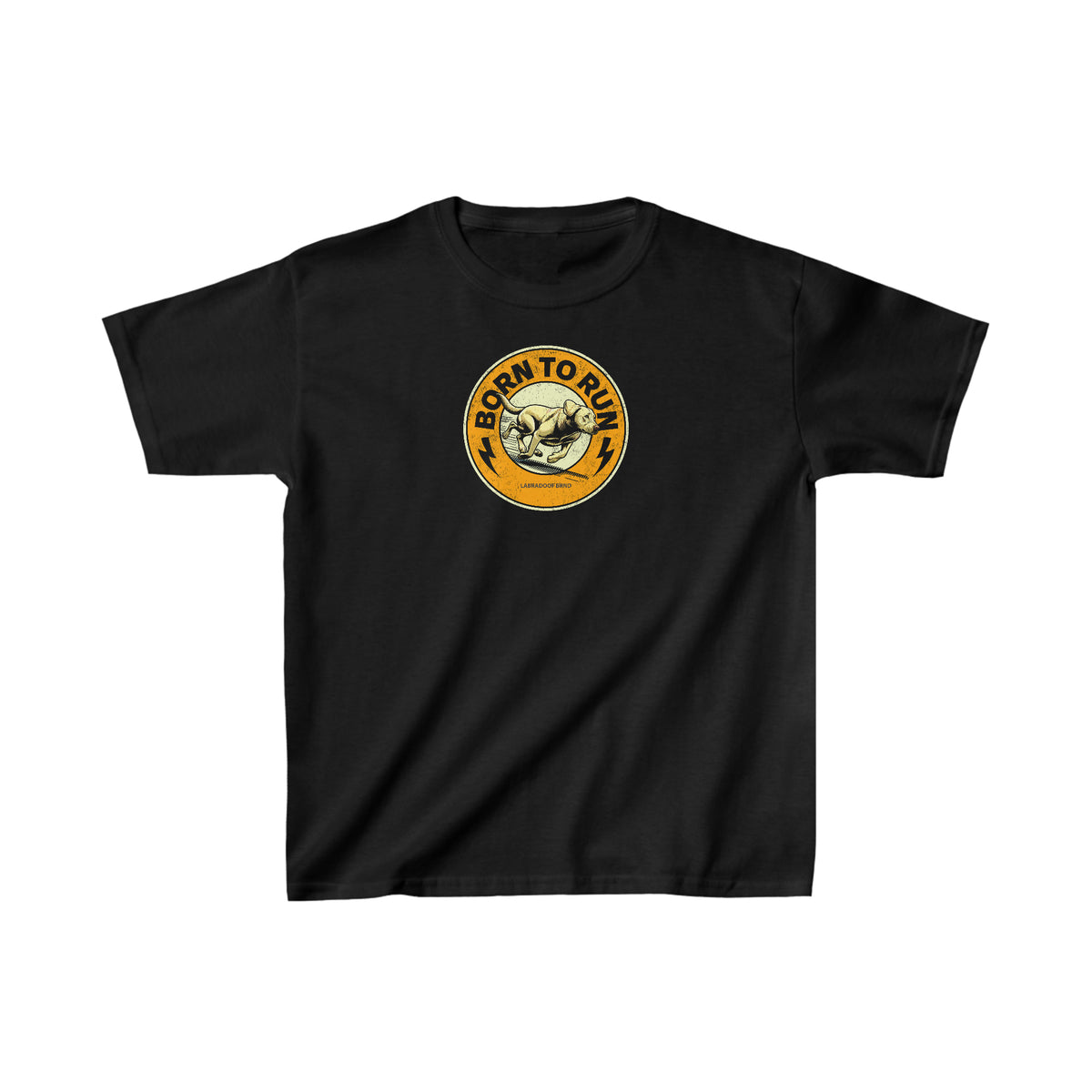 BORN TO RUN Kids Heavy Cotton Tee