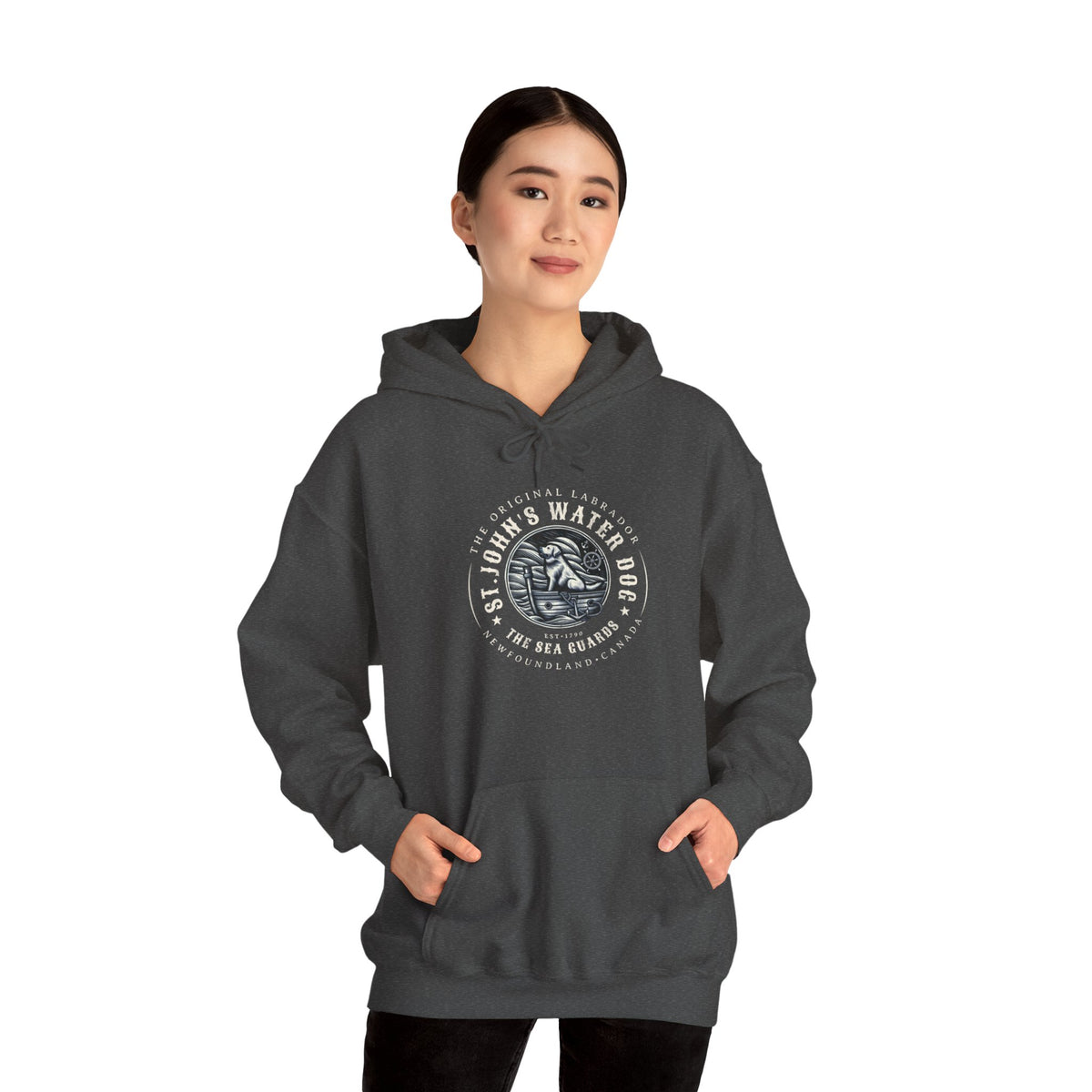 ST. JOHN'S WATER DOG Unisex Heavy Blend Hooded Sweatshirt