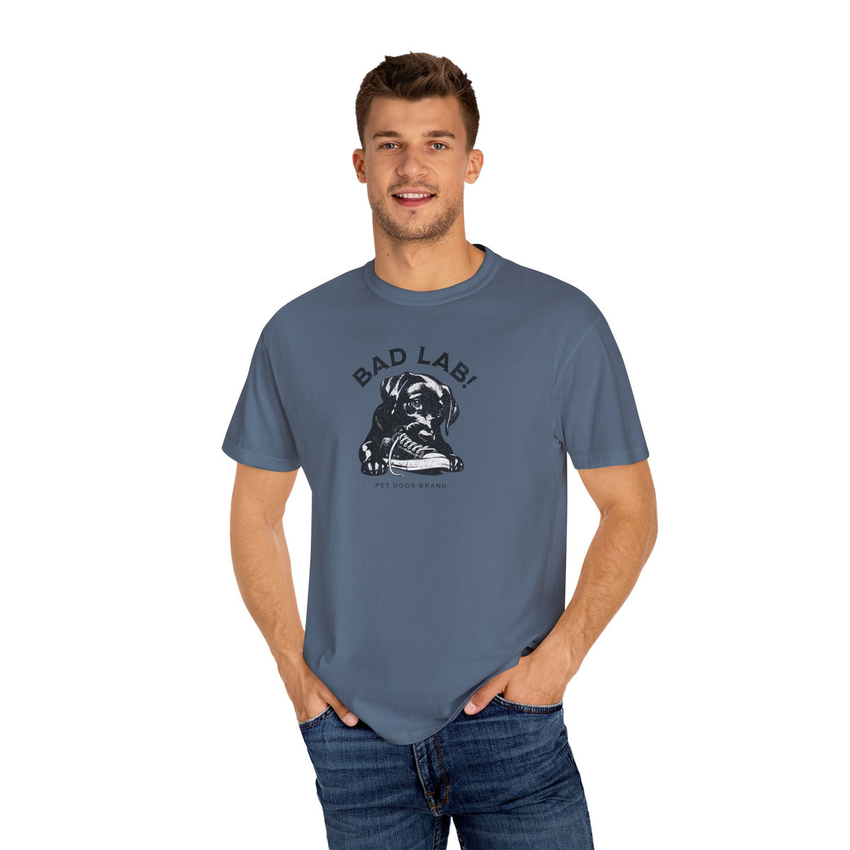 "Bad Lab!" Tee with shoe