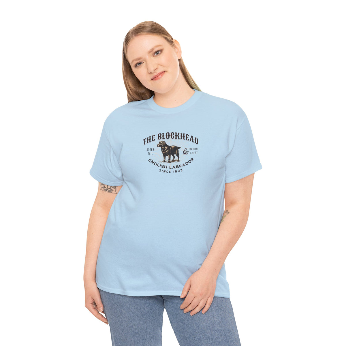 The "Blockhead" English Labrador Tee