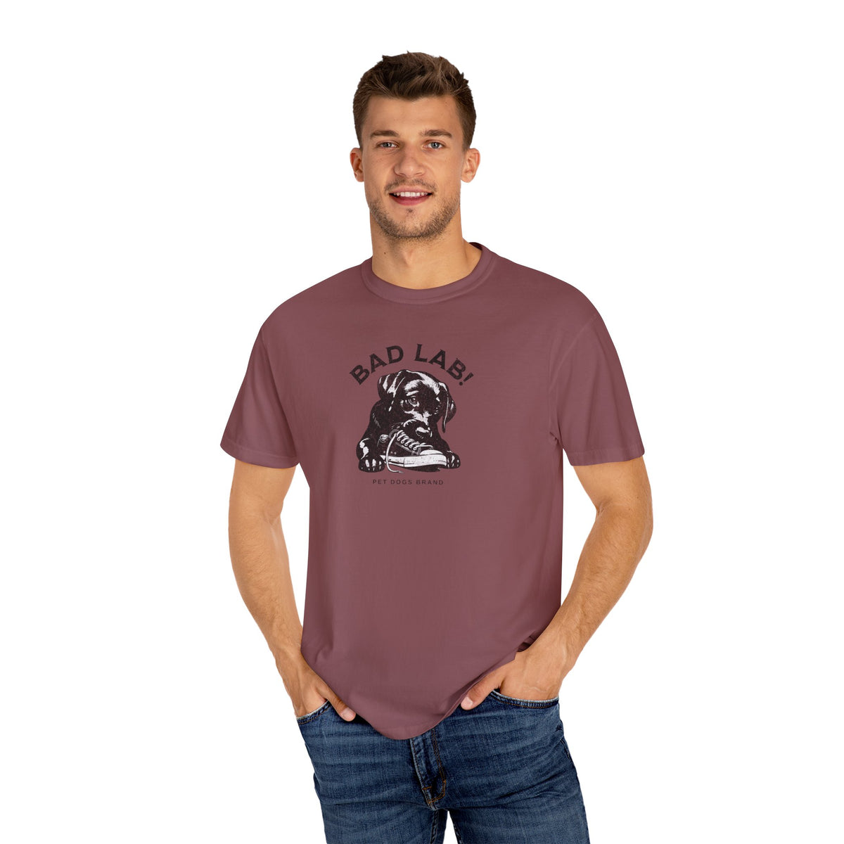 "Bad Lab!" Tee with shoe