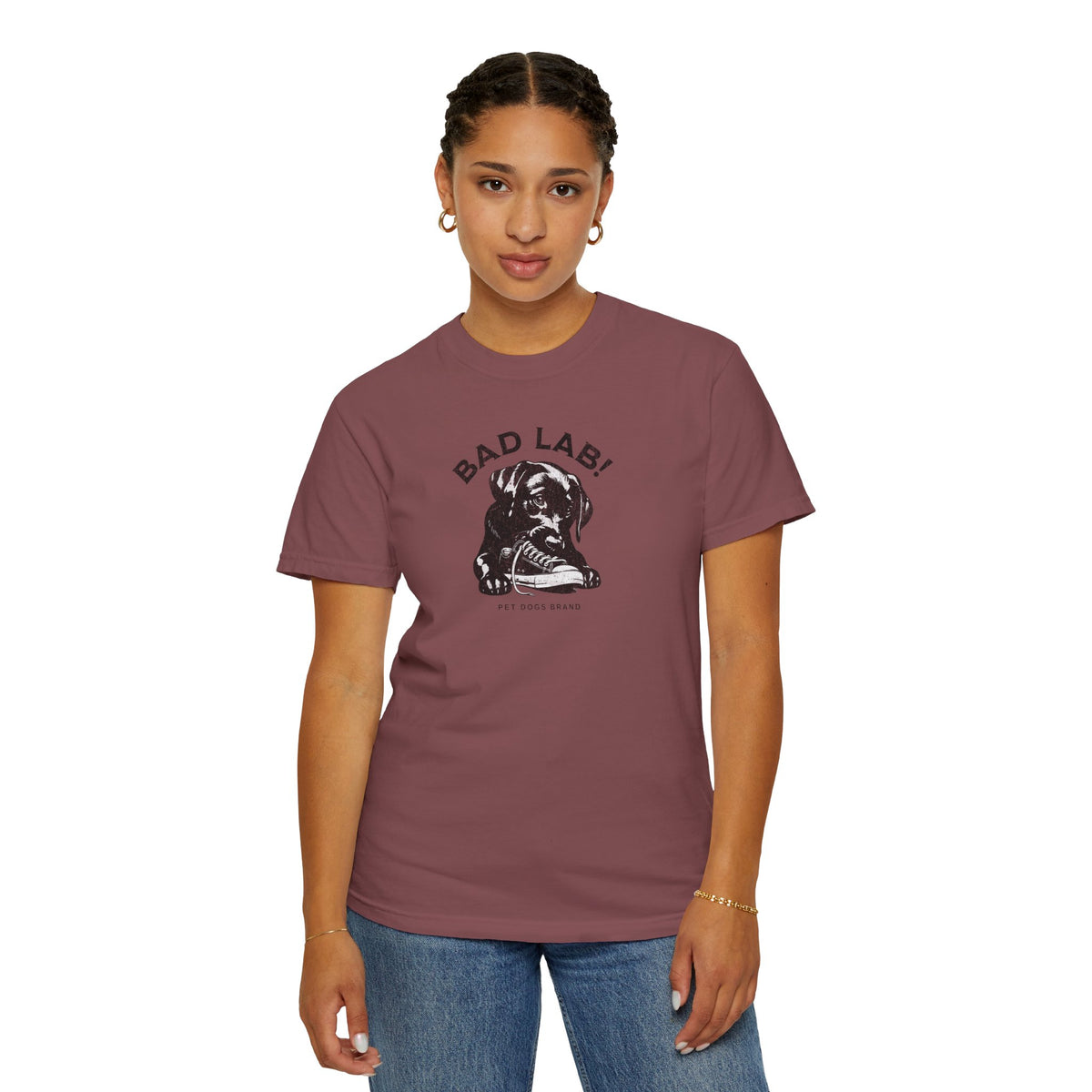 "Bad Lab!" Tee with shoe