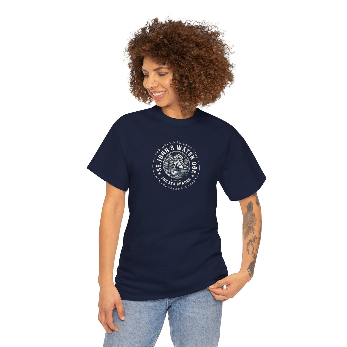 ST. JOHN'S WATER DOG Unisex Heavy Cotton Tee