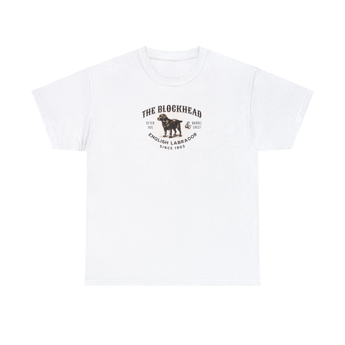 The "Blockhead" English Labrador Tee