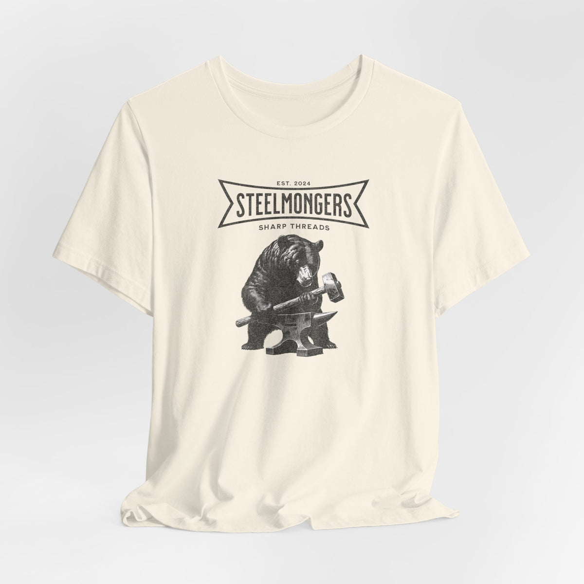 Steelmongers Anvil & Bear Tee