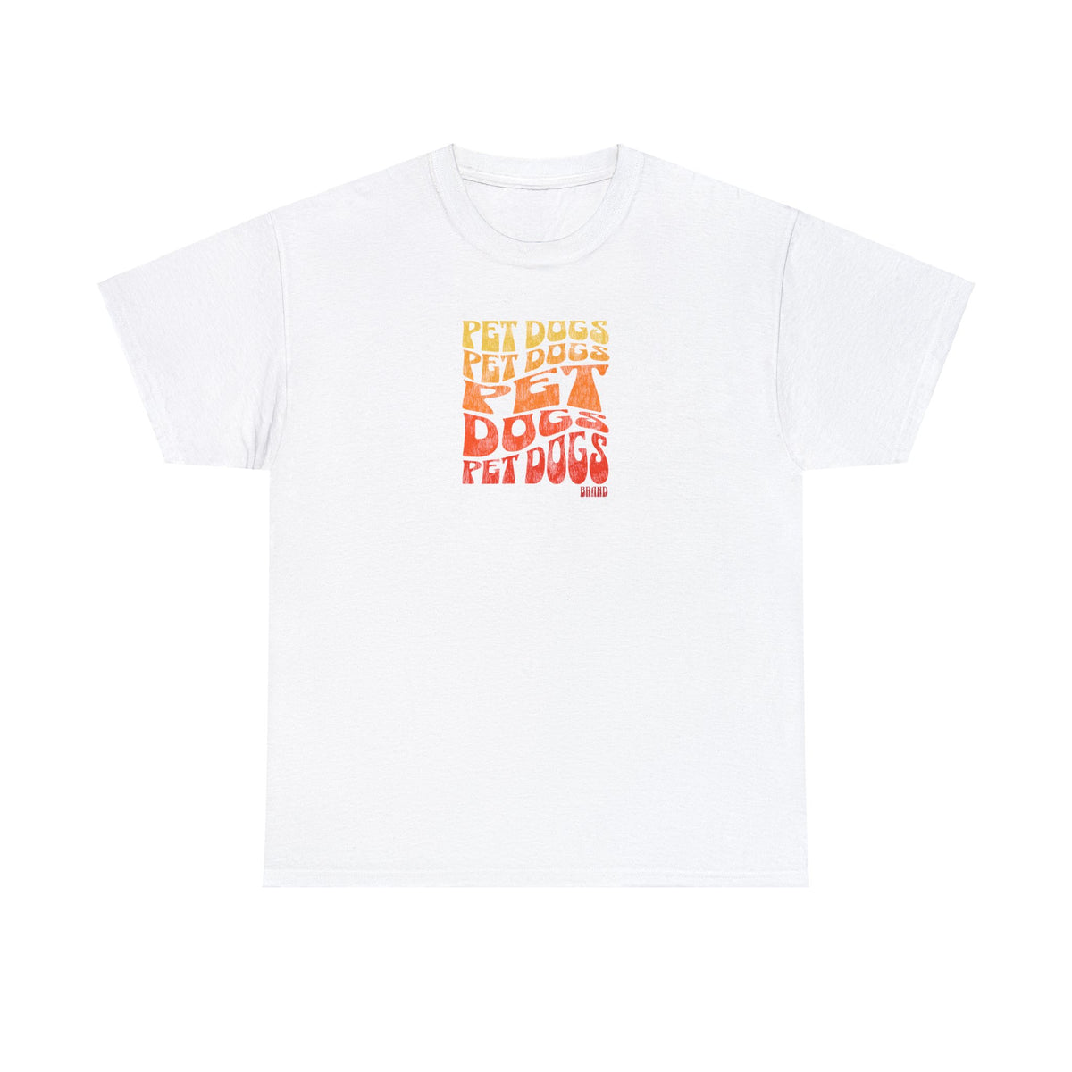 PET DOGS Groovy 70's Style Unisex Heavy Cotton Tee